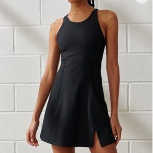 Abercrombie & Fitch YPB SculptLUX High Neck Corset Mini Dress